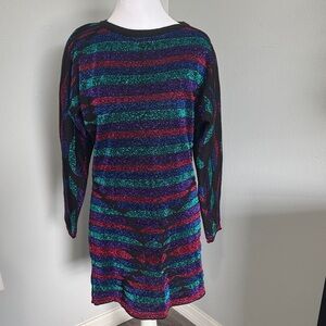 Mondi vintage sparkle sweater dress retro vintage 80s